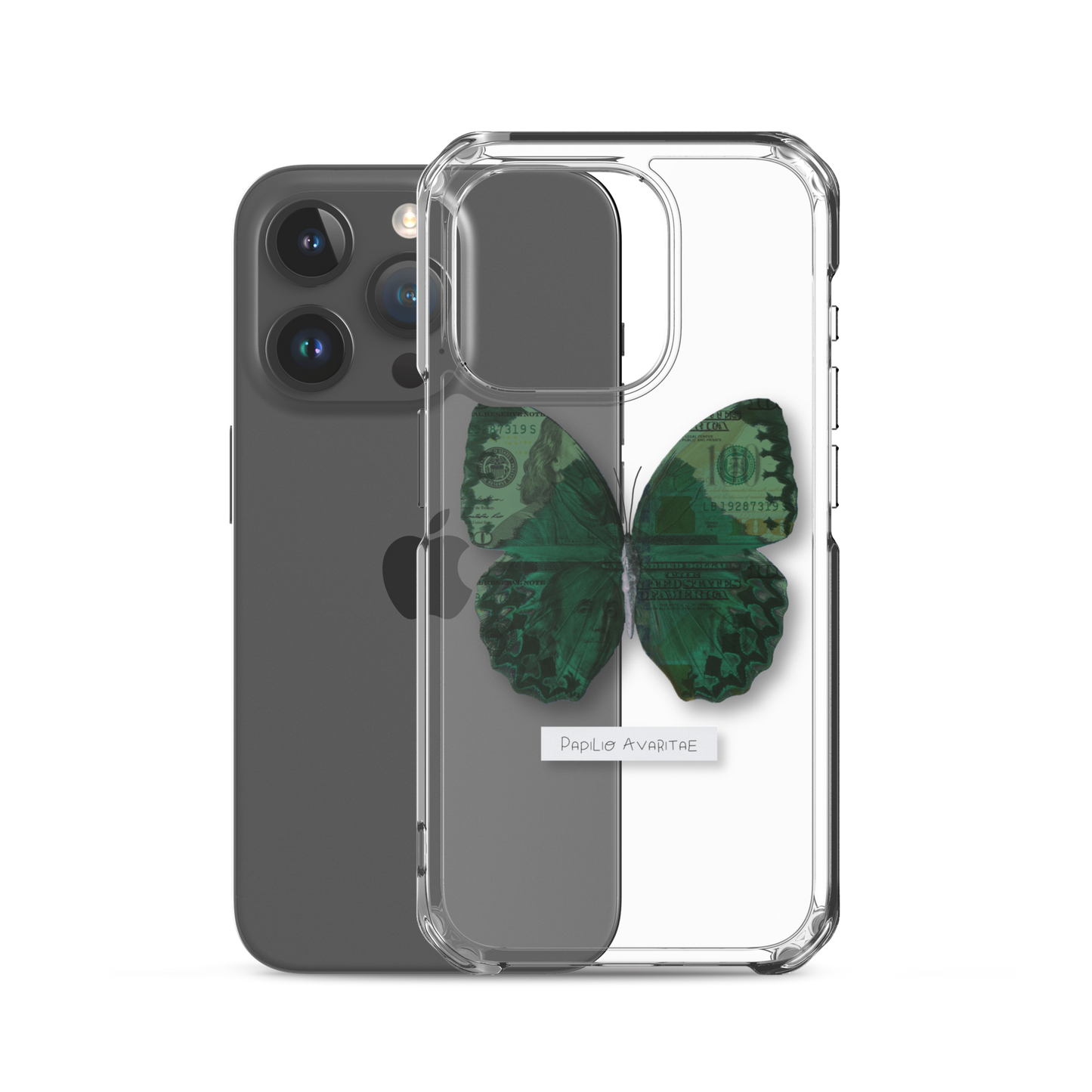 "The Cash Grab" Clear Phone Case