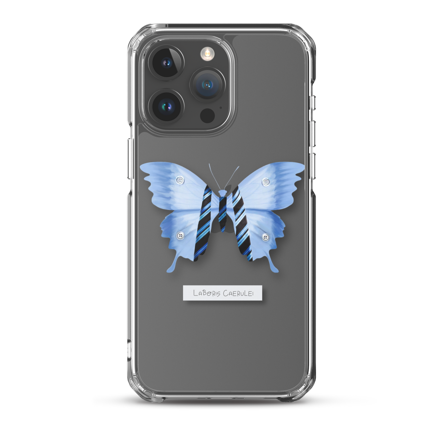 "Blue Collar" Clear Phone Case