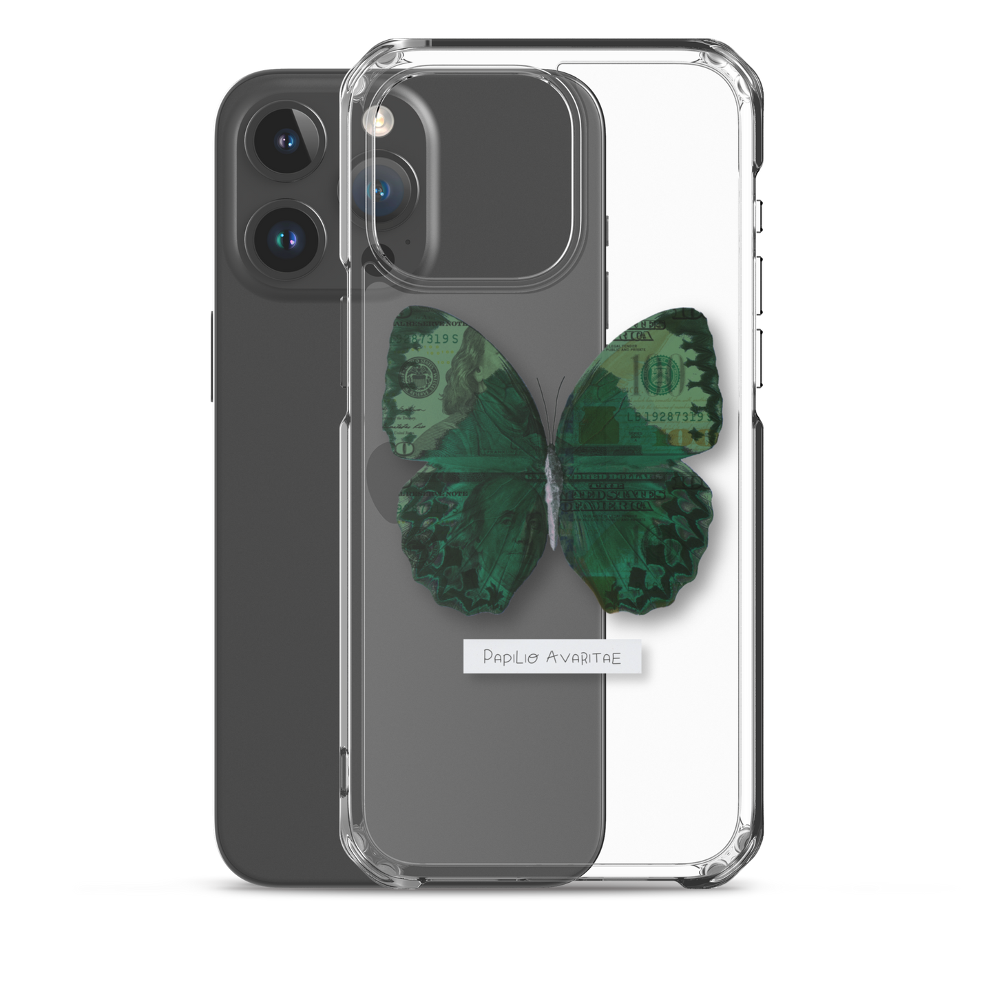 "The Cash Grab" Clear Phone Case