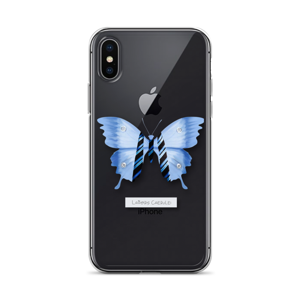 "Blue Collar" Clear Phone Case