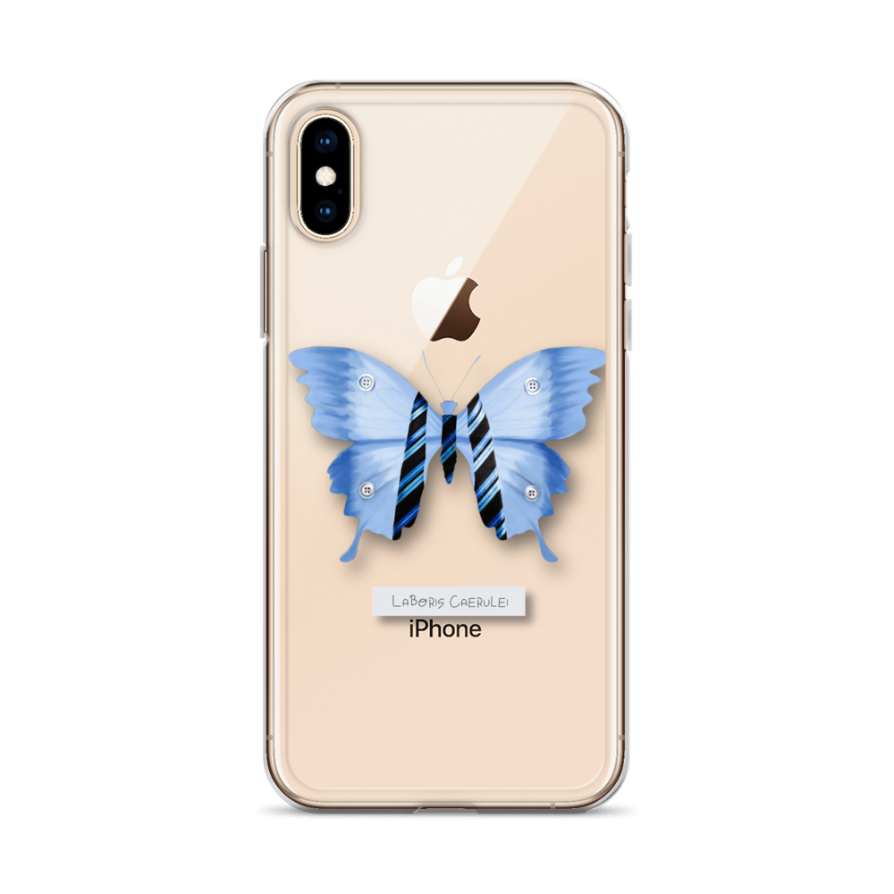 "Blue Collar" Clear Phone Case