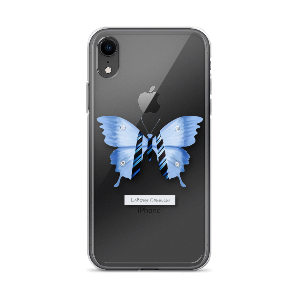 "Blue Collar" Clear Phone Case