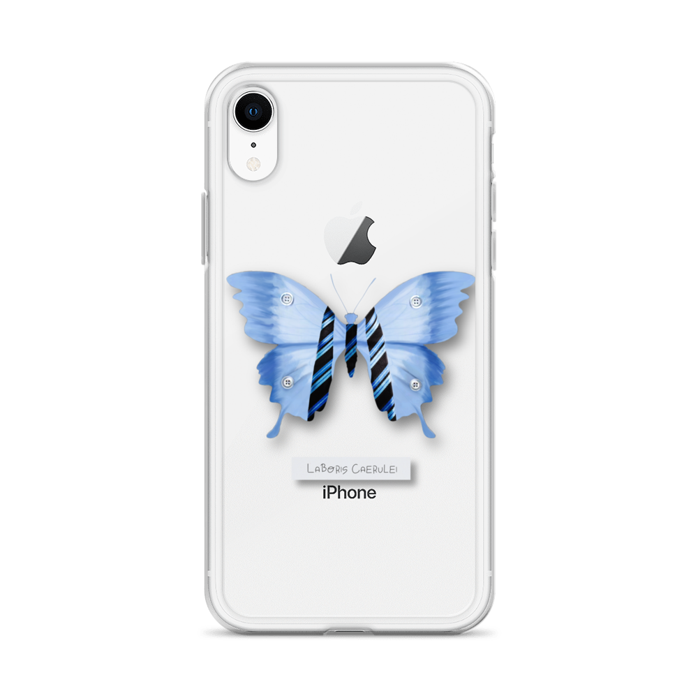 "Blue Collar" Clear Phone Case