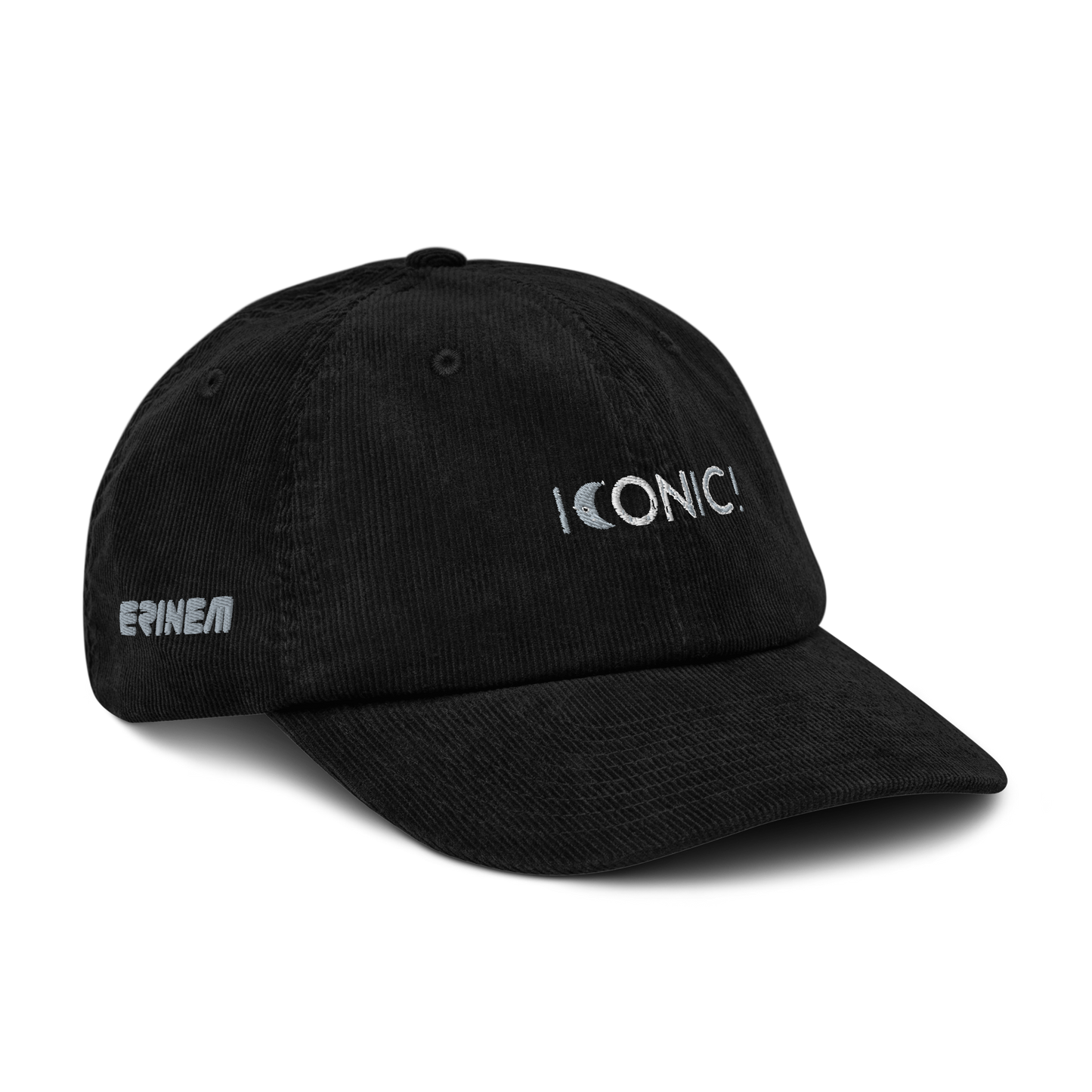 Iconic! Embroidered Corduroy Hat