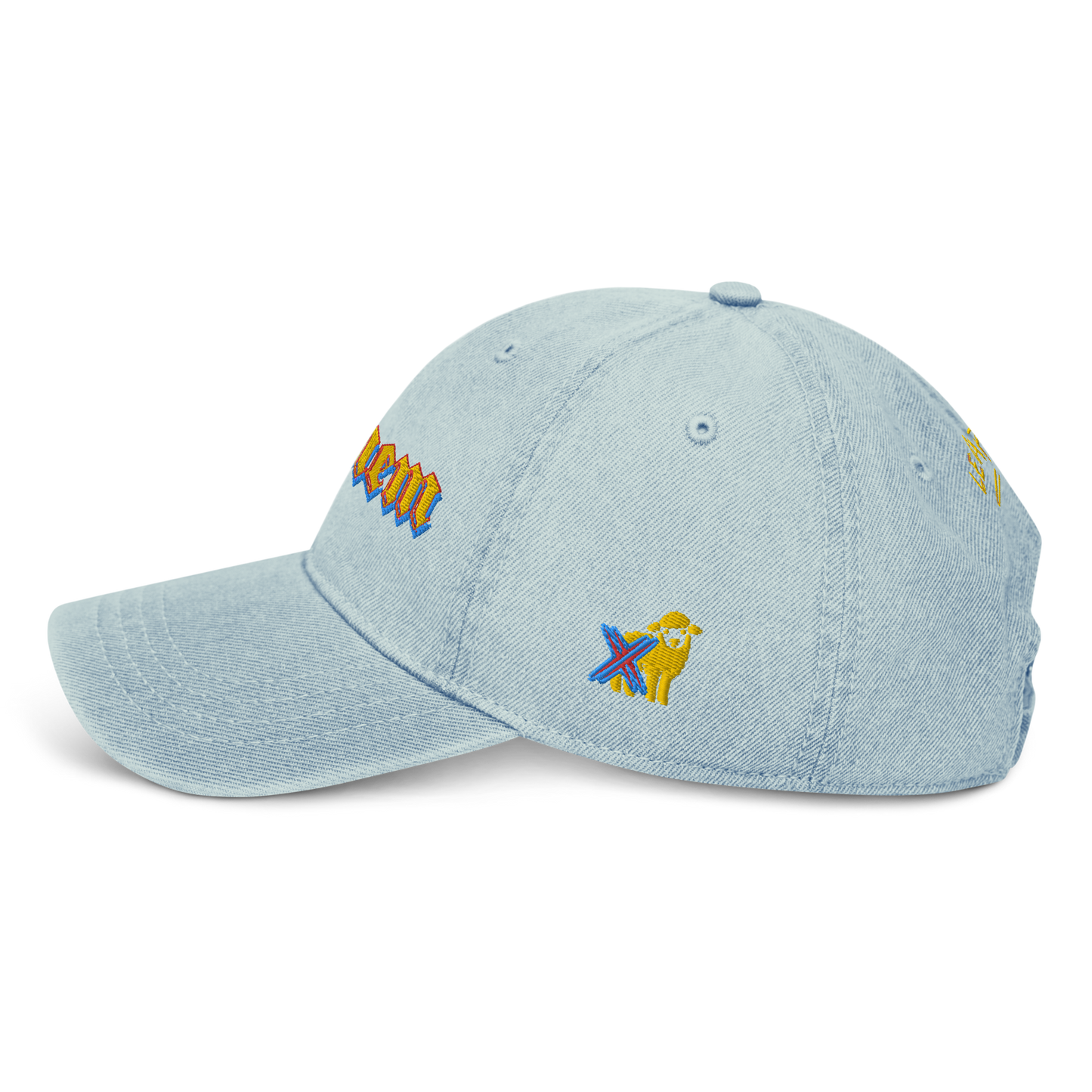 “No Sheep” Denim Dad Hat