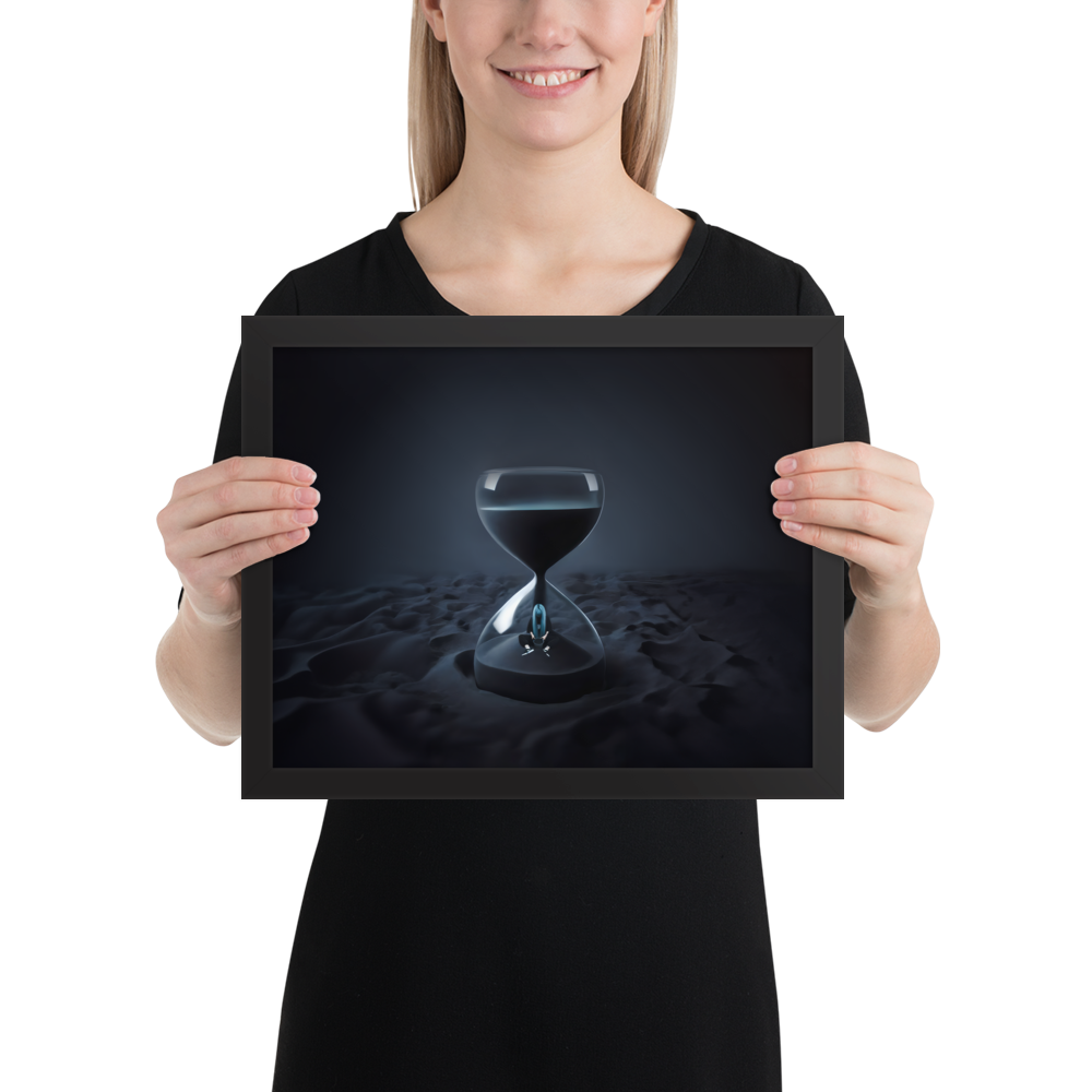 “Time Spent” Framed Poster