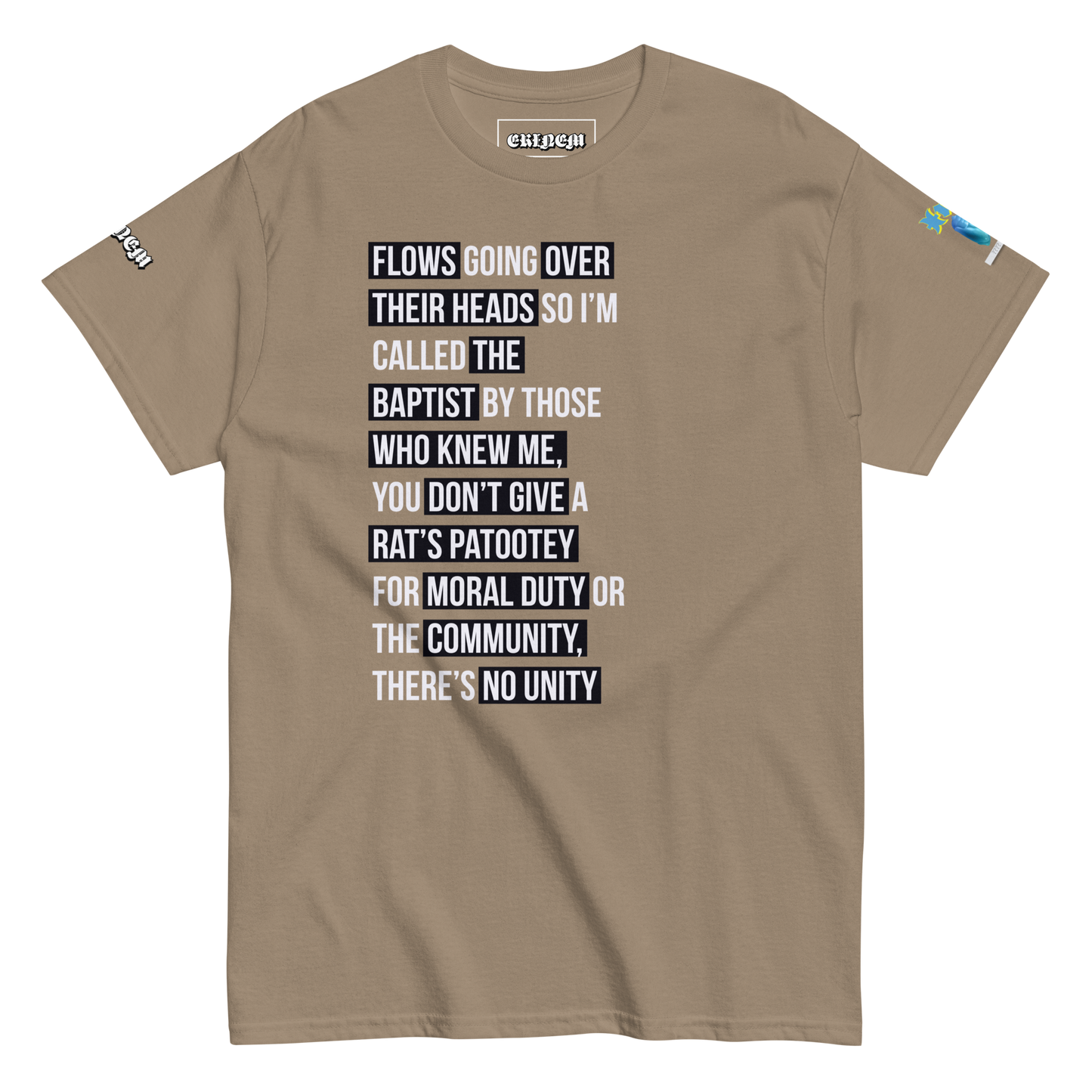 "The Community" Chrysalis Lyric Tee