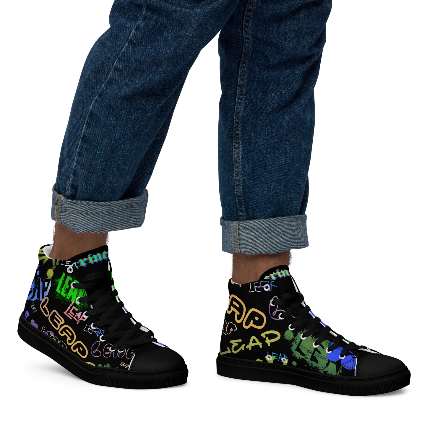 “Leap” Graffiti Print Kicks