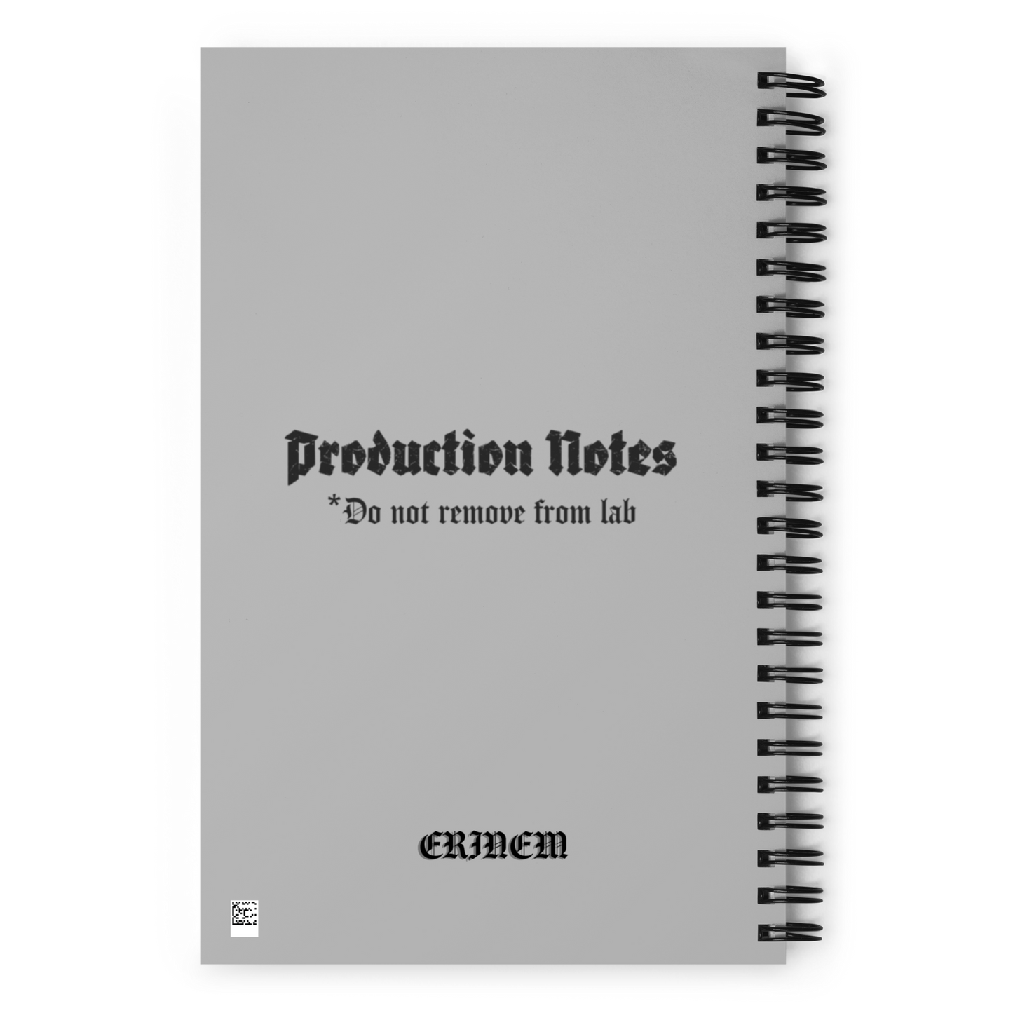 "Production Notes" Lab Notebook