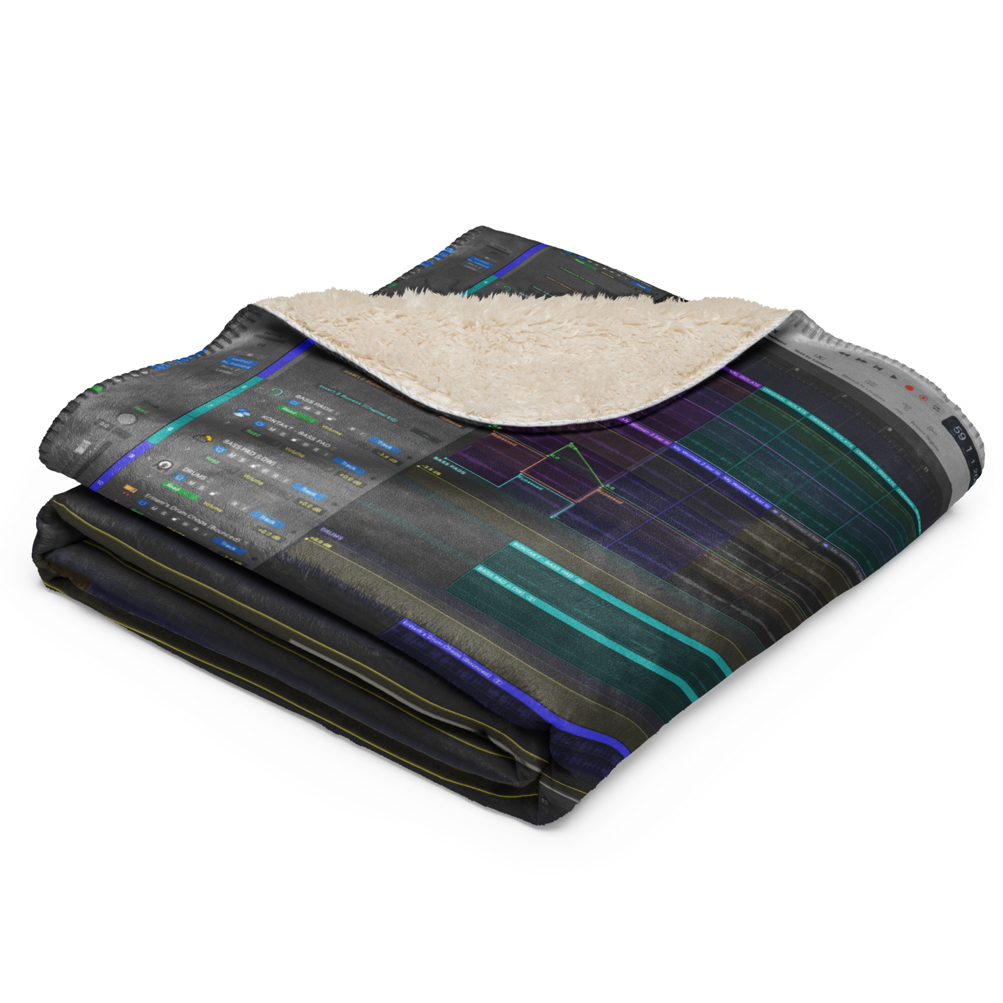 "Logic DAW" Giant Sherpa Blanket