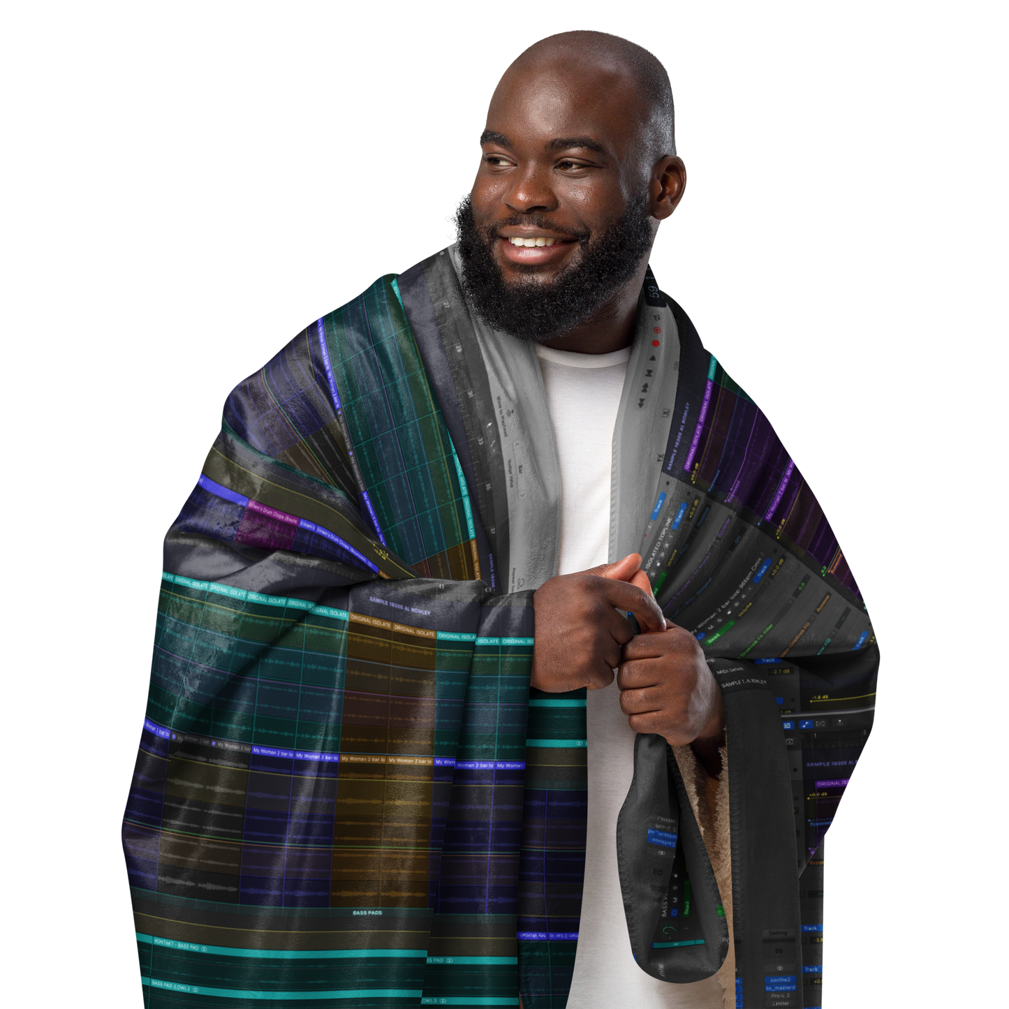 "Logic DAW" Giant Sherpa Blanket