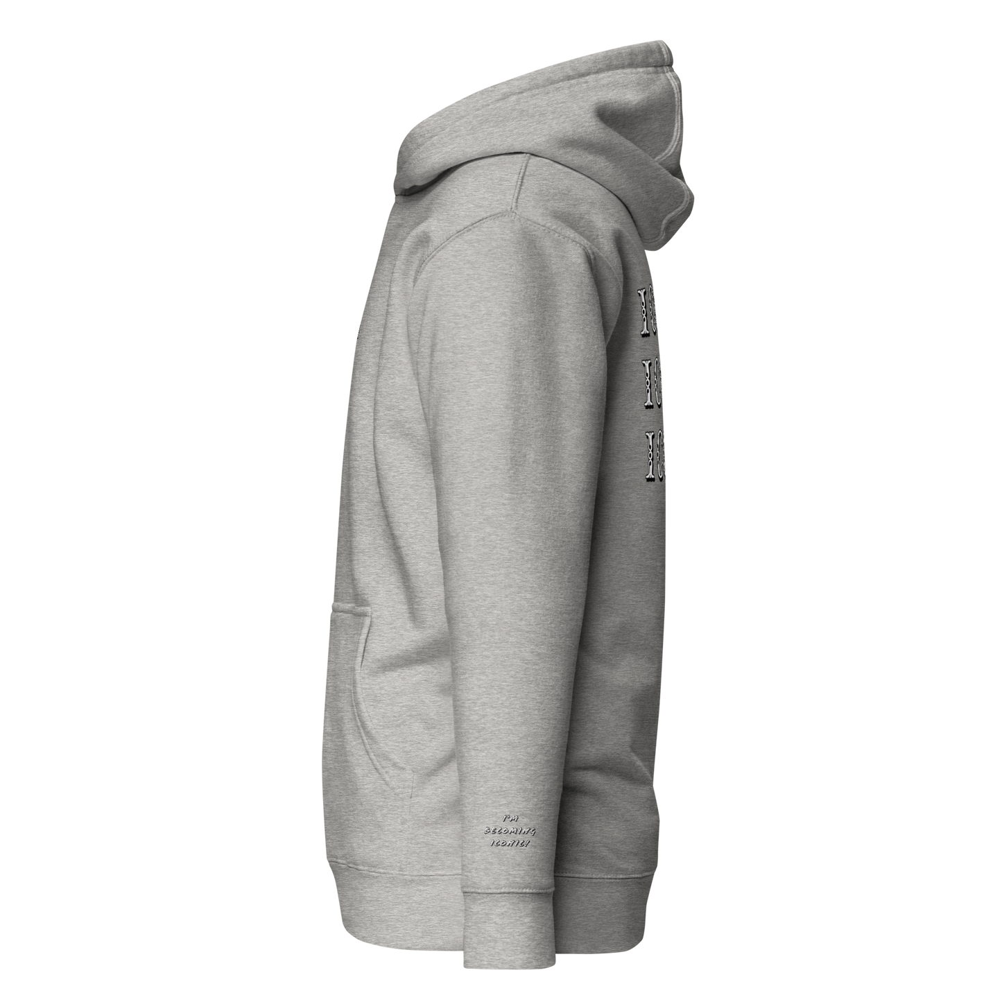 ”Becoming Iconic” Embroidered Hoodie