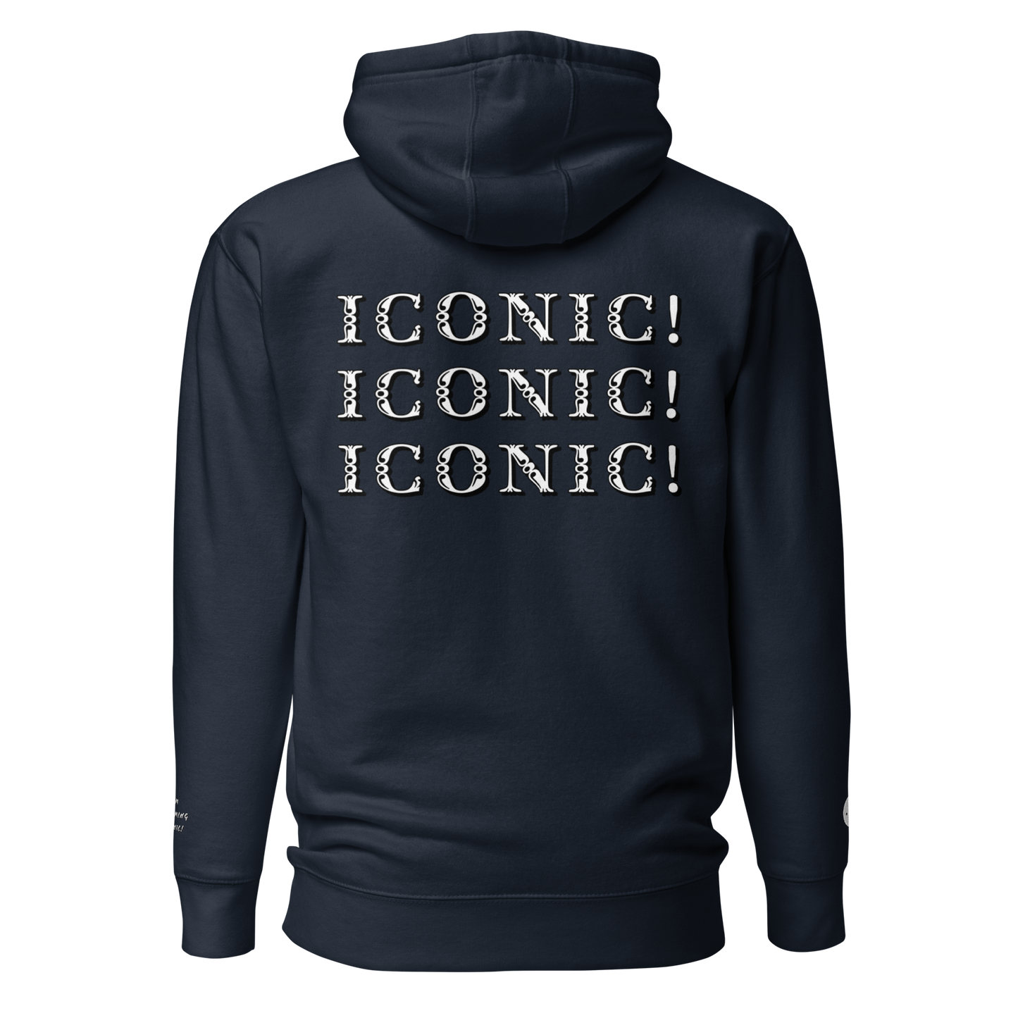 ”Becoming Iconic” Embroidered Hoodie