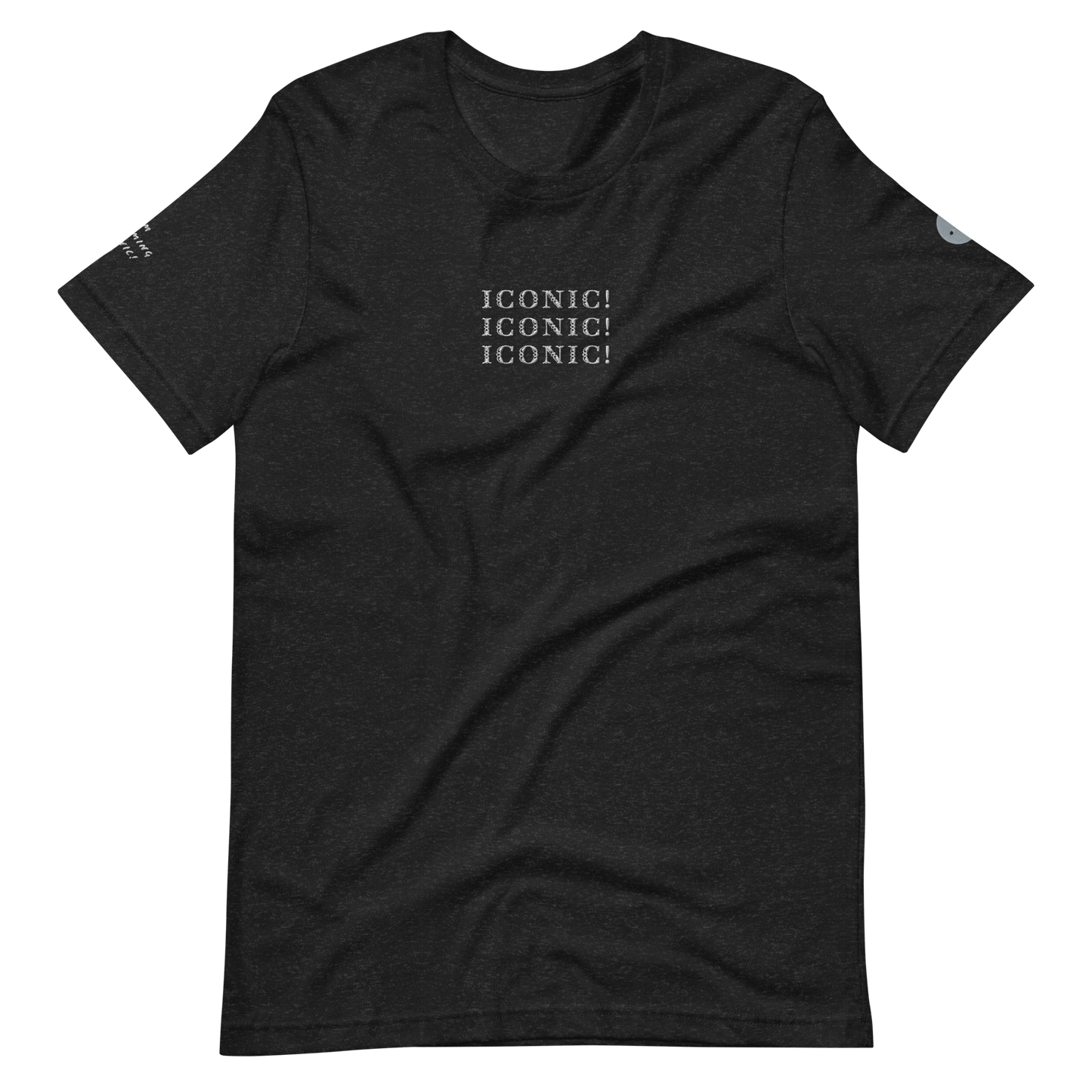 “Iconic!” Minimalist Embroidered Tee