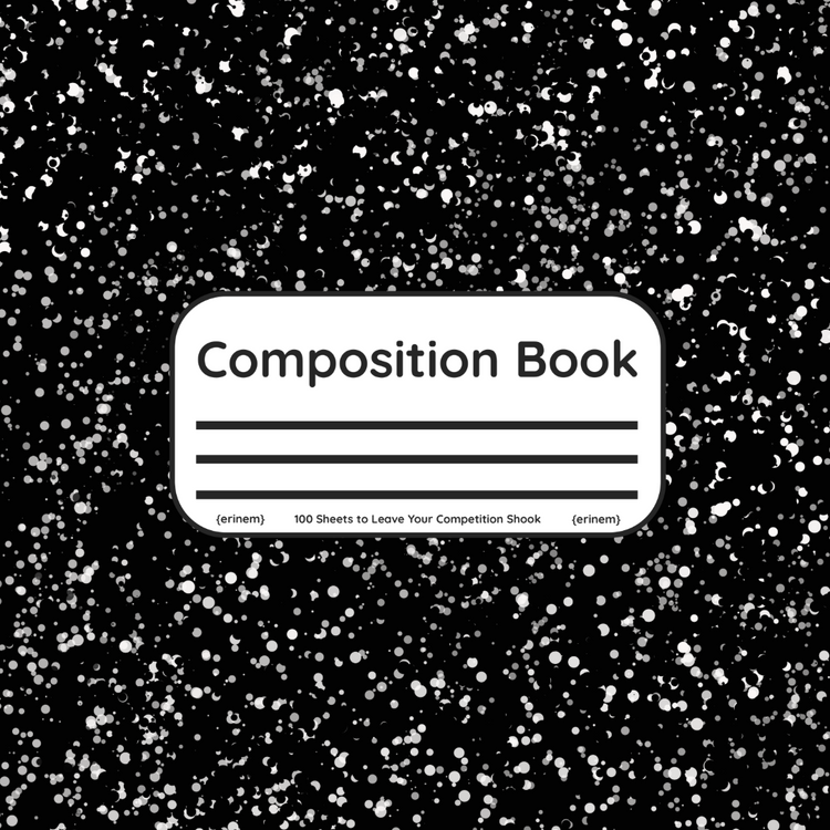 Composition Book x Erinem