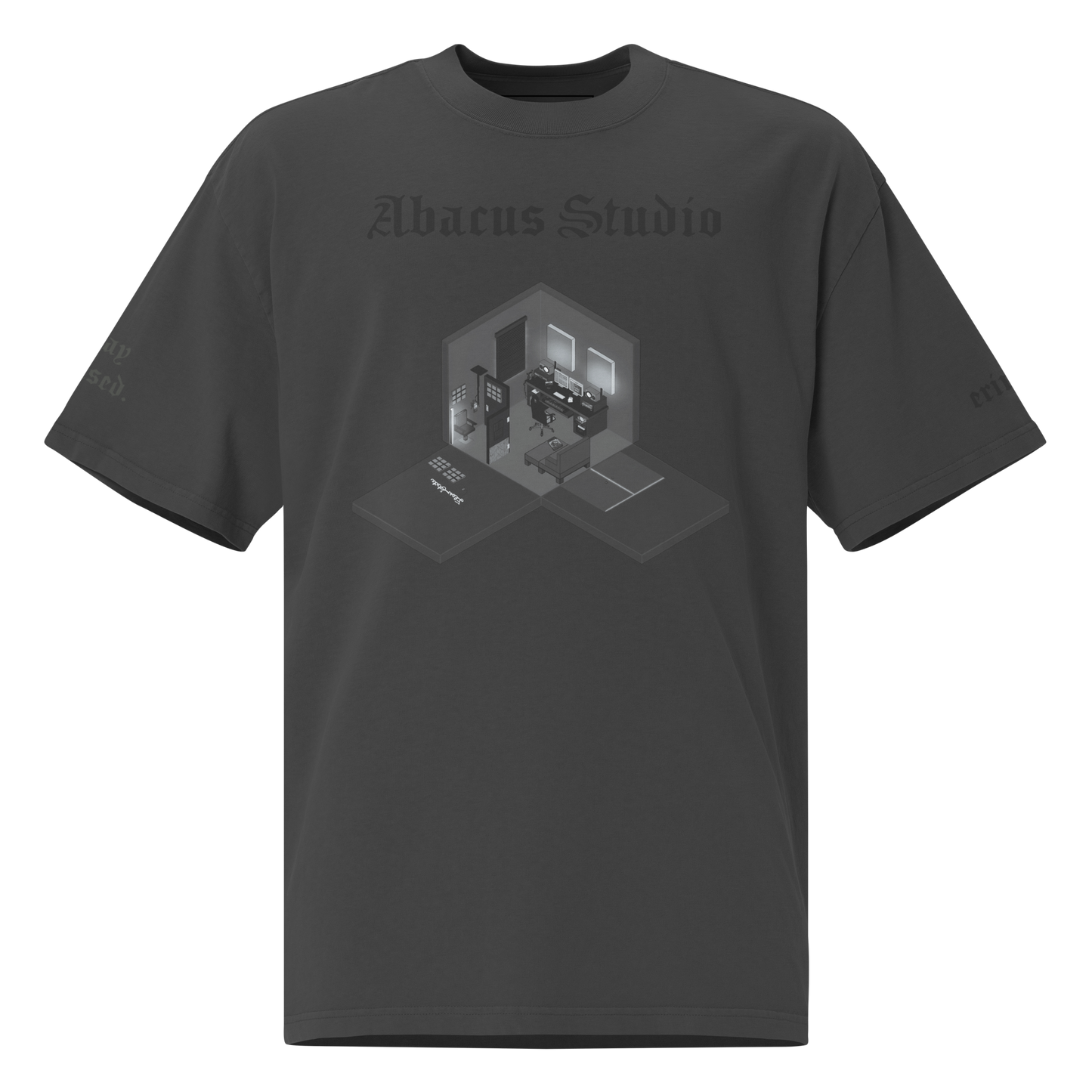 "Abacus Studio" Faded Baggy Tee