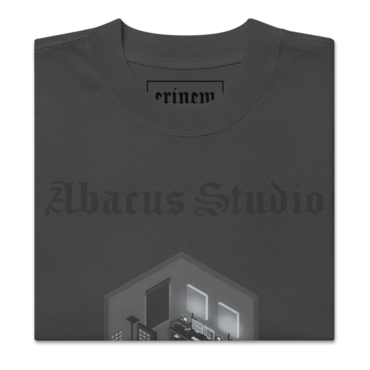 "Abacus Studio" Faded Baggy Tee